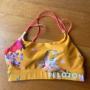 Sz Small | Peloton Speed Up Sports Bra | saffron